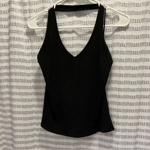 Black American eagle halter top